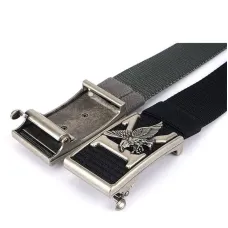 ENNI125cm Men's Tactical Nylon Belt Adjustable Luxury Eagle Metal Automatic Buckle Canvas Belts Casual Sports Belts