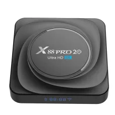 X88 PRO20 8+128G Anroid 11.0 TV Box RK3566 Quad-core Support 8K UHD WiFi 6 bluetooth-Compatible 1000M Streaming Media Player Support 0.8TOPS Set Top Box with IR Remote Control