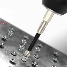 6PCS Long Alloy Steel Magnetic Screwdriver Bits PH2 Hex Shank 1/4 Inch Hand Tools 25-150mm High Hardness