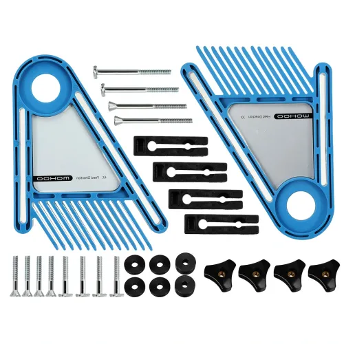 Mohoo Upgraded Double Feather Board Adjustable Woodworking Safety Device Feather-Loc for Router Table Saws