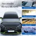 Car Oxford Cloth Snow Cover Windshield Antifreeze Covers 6 Strong Magnets with Reflective Strips for Cars and SUVs