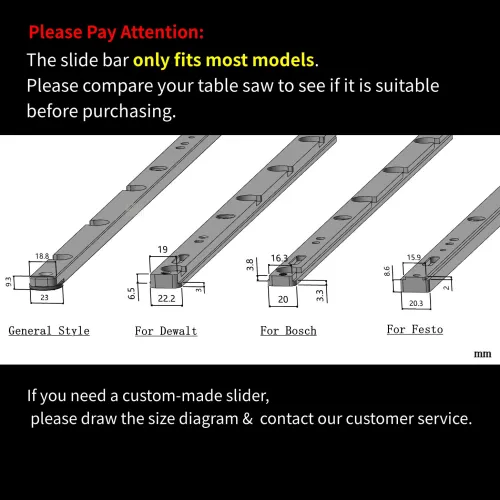 HONGDUI HD-TB01 Precision Mitre Gauge Fit For Most Bosch Festool Dewalt 0-70 Degree Support Custom Mitre Gauge Assembly Angle Ruler with Quick 0 22.5 45 67.5 Setting