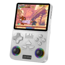 64G J36Ultra Handheld Game Console 3.5-inch Screen with RGB Joystick 8-Core A7 Processor 3000mAh Battery Retro Portable WiFi Gaming Player Console