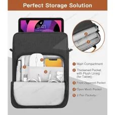 9.7''/13'' Tablet Sleeve Bag Lightweight Laptop Handbag Simple Waterproof Notebook Inner Case Messenger Bag