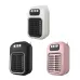 LED Portable Heater Mini Electric Heater Plug in Wall Room Heater Home Appliance Heating Stove Radiator Remote Warmer Machine