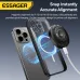 ESSAGER ES-WC20 2-in-1 Magnetic Wireless Charger 15W Fast Wireless Charging Pad for Smart Phones for iPhone 16 16 Pro 15 14 13 Pro Max for Xiaomi 15 Ultra for Huawei Pura X for Samsung Galaxy S25 Ultra for Apple Watch