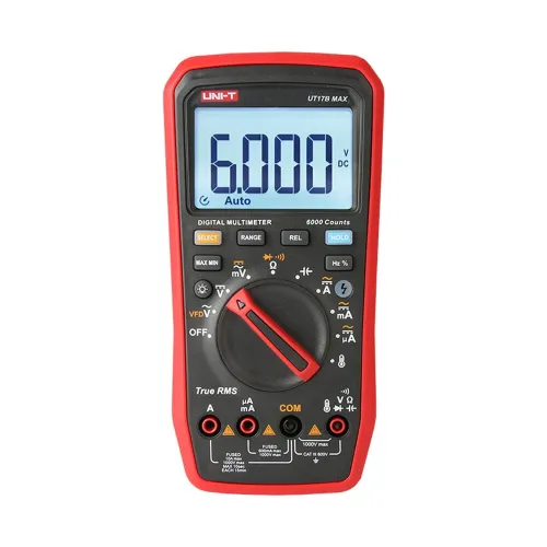 UNI-T UT17B MAX True RMS Digital Multimeters Voltmeter Auto Range Ammeter Frequency Capacitance Tester VFD