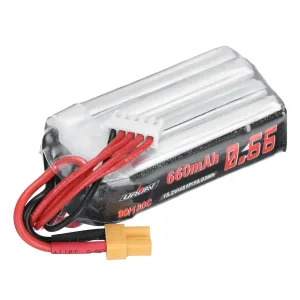 URUAV 15.2V 660mAh 90C 4S LiPo Battery XT30 Plug for GEPRC Cinelog30 V3 FPV Racing Drone