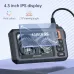 4.3 inch 8mm IPS HD Screen Car Endoscope Camera with Light Borescope 2000mah Sewer Camera 1080P HD Inspection Camera for Home/Pipe/Automotive
