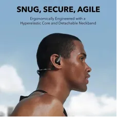 Soundcore AeroFit Pro Earbuds 2 in 1 Detachable Headset Wireless bluetooth Earphone 16.2mm Drivers LDAC Spatial Audio 4-Mic AI Call Noise Cancelling 46H Playback Air Turbo Sports Earhooks Headphones