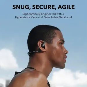 Soundcore AeroFit Pro Earbuds 2 in 1 Detachable Headset Wireless bluetooth Earphone 16.2mm Drivers LDAC Spatial Audio 4-Mic AI Call Noise Cancelling 46H Playback Air Turbo Sports Earhooks Headphones