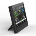 Wireless Weather Station Touchscreen Display Indoor Outdoor Temperature Humidity Forecast Moon Phase Comfort Level with Sensor