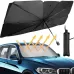 Car Front Windshield Sunshade Umbrella Portable Foldable Design Anti-UV Car Sunshade Windshield Cover for Sedans SUVs Van Trucks