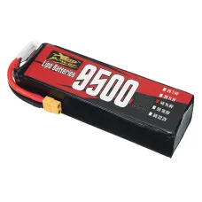 ZOP Power 4S 14.8V 9500mAh 65C 140.6Wh LiPo Battery XT60 Plug for Long Range RC FPV Racing Drone