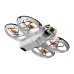 A21 PRO Mechanical Armor Style WiFi FPV with Dual Camera 180 Electrically Adjustable Optical Flow Hover Brushless Circle Fully Enclosed Protection Kids Gifts 2.4G 4CH 6-Axis Remote Control RC Toys Drone Quadcopter RTF