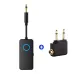 2-in-1 Wireless Bluetooth Receiver Transmitter 5.4 Version 3.5mm Aux Audio Adapter Mic for Flight TV Car