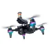 XKJ K22 MAX One-Key Launch Flying Disk WiFi FPV with HD Dual Camera Servo Gimbal Colorful LED Light Brushless Foldable RC Drone Quadcopter RTF