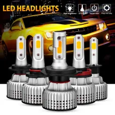 NOVSIGHT A500-N12Y 9005/9006/H1/H3/H4/H7/H11 LED Headlight Bulb 72W Pair 10000LM Automotive Headlights High Brightness Bulbs