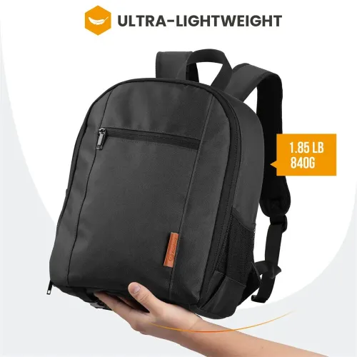 Camera Backpack Bag with Waterproof Cover Multi-Compartment Design for Camera Accessories Laptop Tripod Strap Outdoor Photography Travel