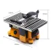 60W 4" Mini Table Saw with 3 Saw Blades for Cutting Wood Copper Aluminium Mini Cutting Machine DIY Model Cutting