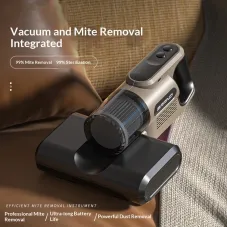 Tevorex 2-in-1 Cordless UV Mite Remover Vacuum, 14,000Pa Powerful Suction, HEPA Filter for Mattress, Bed & Sofa Allergen Removal