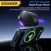 ESSAGER T15 15W Magnetic Wireless Charging Car Mount Air Outlet Phone Holder with RGB Light Cooling Fan Fast Charging for iPhone 17 17Pro Max for Samsung Galaxy S25 Ultra for Huawei Mate XTs