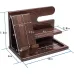 Multifunctional Desktop Charging Mobile Phone Holder Wooden Phone Storage Stand Key Holder Wallet Stand Watch Organizer