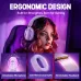 Picun G1 Wireless Headset bluetooth Gaming Headset 40mm Driver 3D Spatial Audio Low Gaming Delay 30H Battery Life Gamer Headphones with ENC HD Mic