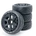 4PCS 1/8 Rally Drift On-Road Tires Wheels 17mm Hex for ARRMA INFRACTION LIMITLESS FELONY F1 ZD RC Car Vehicles Model Parts