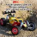 GTFANS M610 RTR 1/12 2.4G 4WD 60km/h Brushless RC Car Off-Road Truck Metal Chassis Oil Filled Shocks Drive Shaft Gear Hobbywing ESC Flysky Remote Control High Speed Vehicles Models Toys