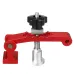 Fonson Tools 2-in-1 Woodworking T-Track 20mm Bench Dog Hold Down Clamps Workbench Hole Clamps for T Track and MFT Table