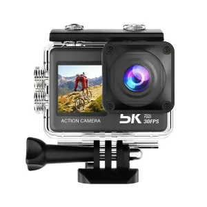 AUSEK M60TR 5K Action Camera Touch Screen Sports Camera Anti-Shake HD Shooting Outdoor Cycling Recorder Skiing Fishing Camera