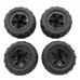 4PCS Upgraded Tires Wheels for Wltoys 144010 MJX 14209 14210 1/14 1/16 RC Cars Vehicles Models Spare Parts