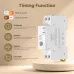 MOES Tuya Zigbe 63A Circuit Breaker Smart Electricity Monitor V0 Fireproof Retardant Alarm Threshold Set Tuya & Smart Life APP Control Voice Control with Alexa Google Home
