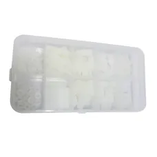 120PCS White Nylon M3 Plastic Screw Nut Set for DIY RC Drone