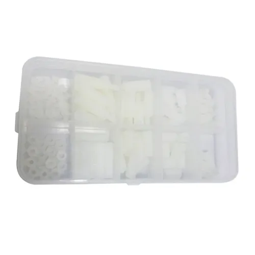 120PCS White Nylon M3 Plastic Screw Nut Set for DIY RC Drone