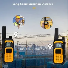 2Pcs Retevis RB48 RB648 Heavy Duty Industrial Walkie Talkie IP67 Waterproof USB Type-C Charger Dual PTTVOX PMR446 FRS Two Way Radio for Construction