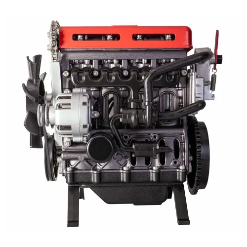 TECHING DM111 Metal Turbocharged 4 Cylinder Engine DIY Assembly Kit Excellent STEAM Science Education Discovery Toys Children Gifts
