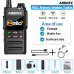 ABBREE GP-268 Walkie Talkie Zello POC Network Bluetooth WIFI 4G SIM Card Android Long Range Communicator
