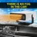 12V/24V Portable Mini Car Heater Defogger Windshield Defrosting Car Windshield Defroster Machine Winter Warmth & Heating