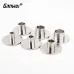 Ganwei Router Template Guide Stainless Steel Edge Guide Compatible with Milling Cutters High Precision Corrosion Resistant Polished Surface for Woodworking and CNC Machines