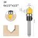6MM 6.35mm 1/4 Inch Shank 90 Degree V Shape Router Bit 1/2 Inch 12.7mm Cutting Diameters Carbide CNC Engraving V Router Bit for Signmaking / Lettering / Woodworking Door Carving