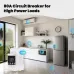 MOES 80A WiFi Tuya Smart Circuit Breaker Alarm Threshold Set Electricity Monitor V0 Fireproof Retardant APP Control With Alexa