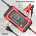 RJTianye 12V 8A 4ah-150ah Intelligent Pulse Repair Charger 110-230V AC Car Motorcycle Battery Charger LiFePO4 Charger Digital LCD Display