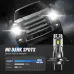 NovSight A500-T14 H7 LED Headlight Bulbs 12000LM 6500K White Light 40W Waterproof IP68 Long-Range 99 Percent Vehicle Compatibility Plug-and-Play Mini Size Bright Car Lights