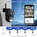 Hiseeu WS419B WS419QB 9MP WIFI IP Camera Three Lens & Dual Screen With 8X Zoom PTZ Camera Ai Auto Tracking Security Video Surveillance Camera