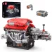 Mould King 10215 / 10216 / 10224 / 10225 / 10226 Technical Motorized  Valkyrie V12 / V8 FE Supercar Engine Building Block Assembly Kit Kid Christmas Gift