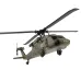 XK K170 UH-60L 2.4G 4CH 6-Axis Gyro Brushless Motor Military Green RC Helicopter RTF