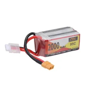 ZOP POWER 14.8V 2000mAh 95C 4S LiPo Battery XT60 Plug for RC Drone