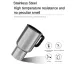 500ML 12V Car Heating Cup Insulated Water Cup Travel Mug Bottle Car Electric Kettle Car Heating Cup Stainless Steel Thermos Heating Water Bottle Car Kettle Thermos Water Tea Milk
